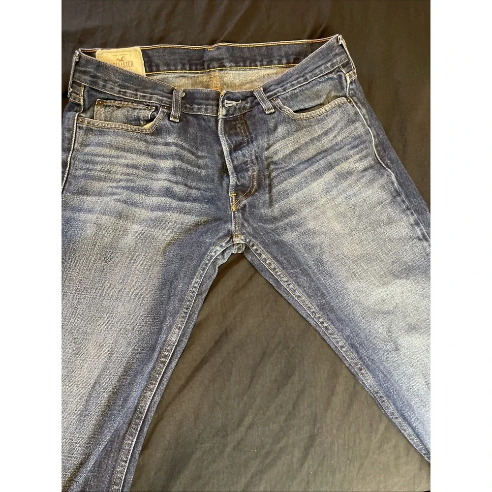 Holister Men Jeans Size 34x31 Blue